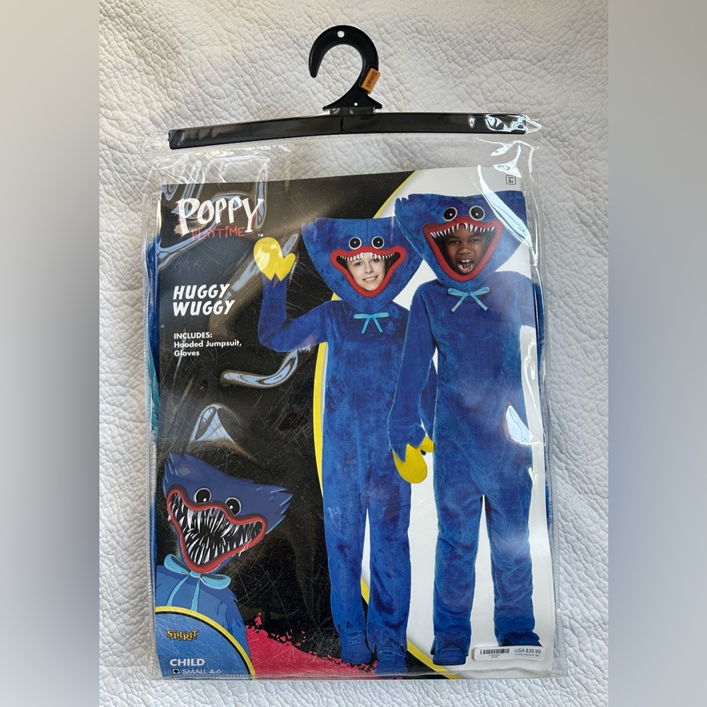 Spirit Huggy Wuggy Costume for Kids - Blue and Yellow
